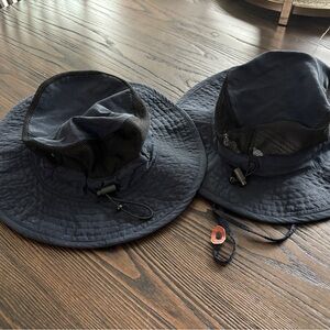 Navy Bucket Hat with Mesh - one size (2)